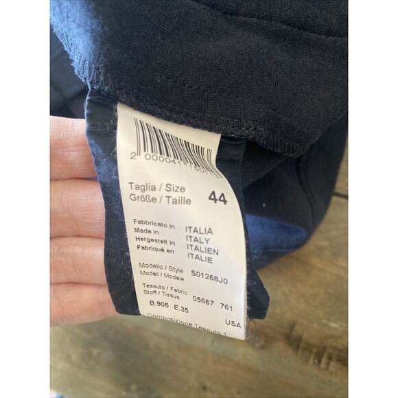 Peserico Black two button Blazer Made In Italy Cotton blend corpcore business 44 - Picture 8 of 10